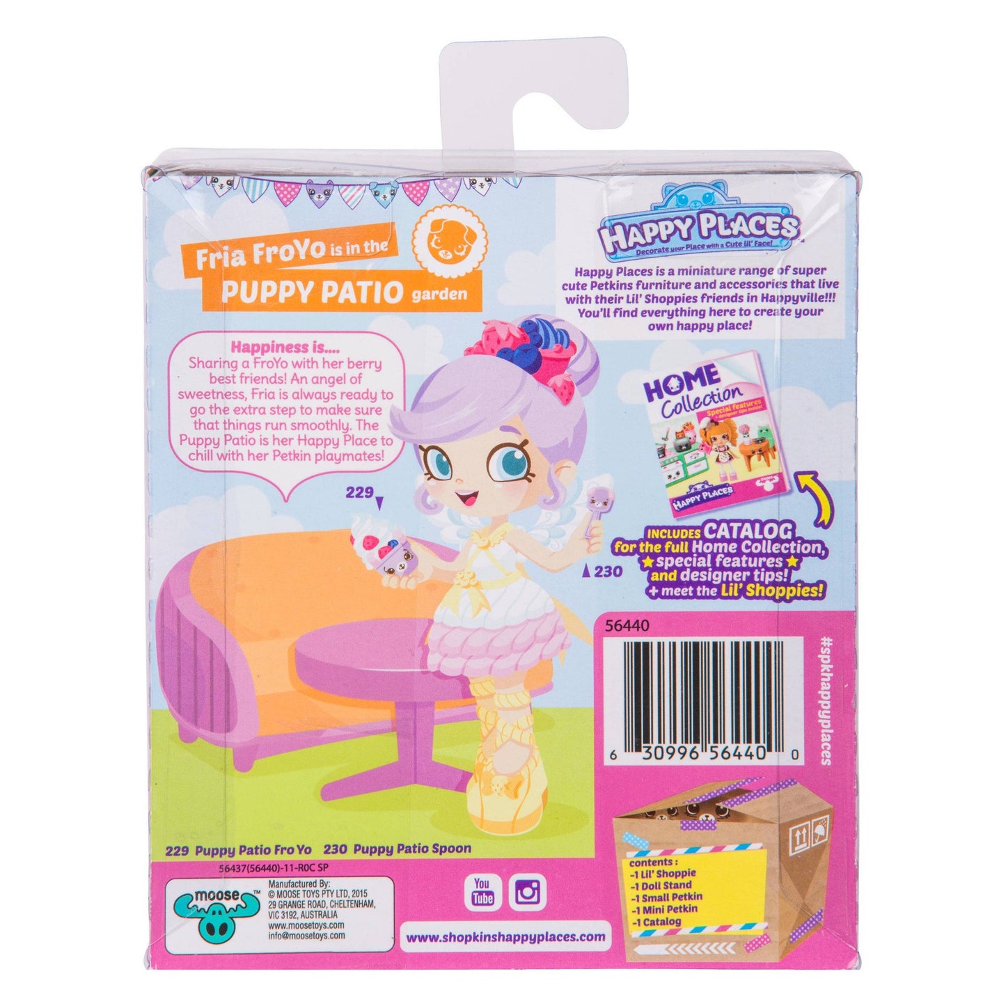 HAPPY PLACES S2 DOLL SINGLE PACK FRIYA FROYO