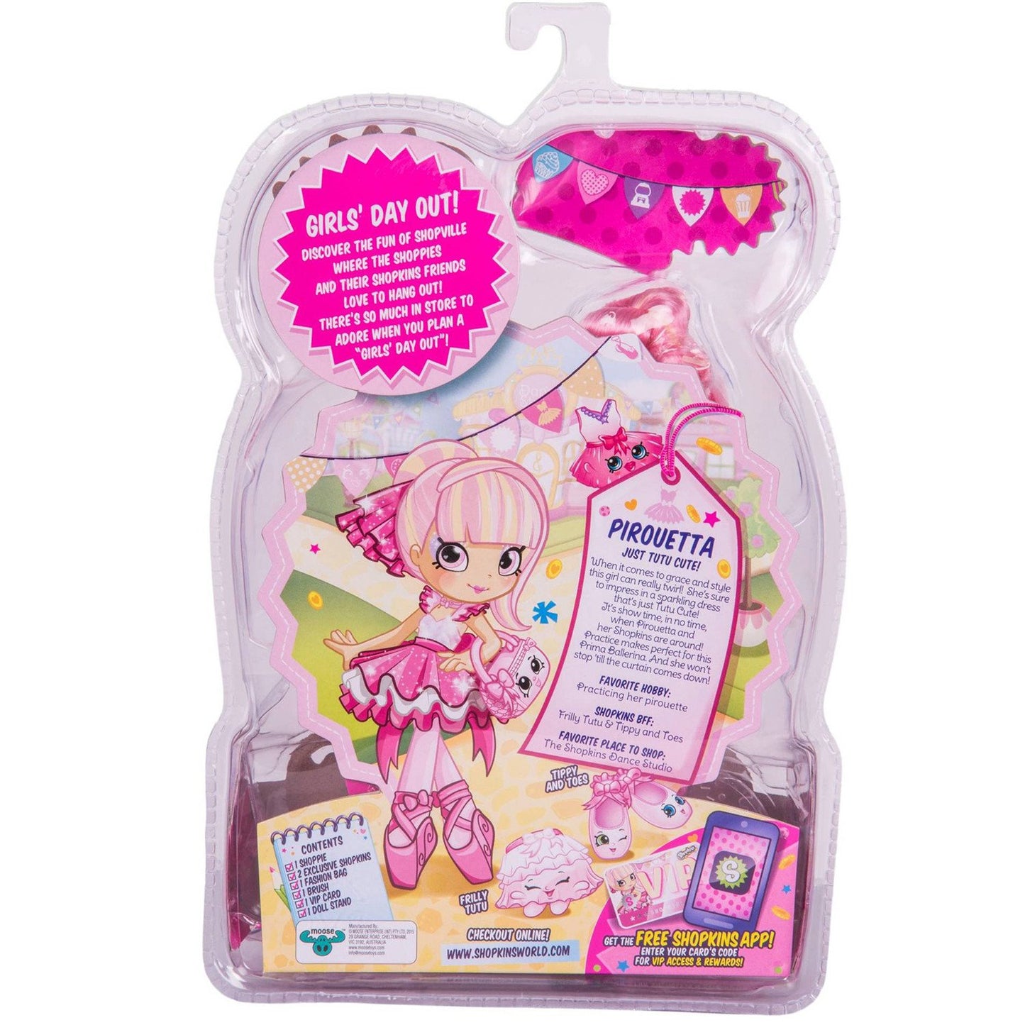 SHOPKINS SHOPPIES DOLL SEASON 2 (W4) PIROUETTA