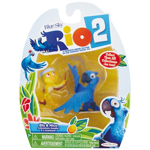 JAKKS PACIFIC RIO 2 FIGURES 2-PACK BLU & NICO
