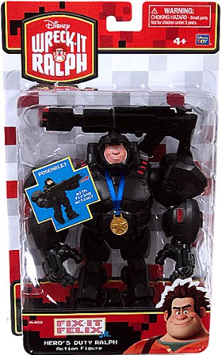 WRECK-IT RALPH DELUXE ACTION FIGURE HERO'S DUTY RALPH