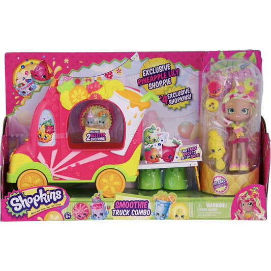 SHOPKINS SMOOTHIE TRUCK COMBO WITH PINEAPPLE LILY SHOPPIE