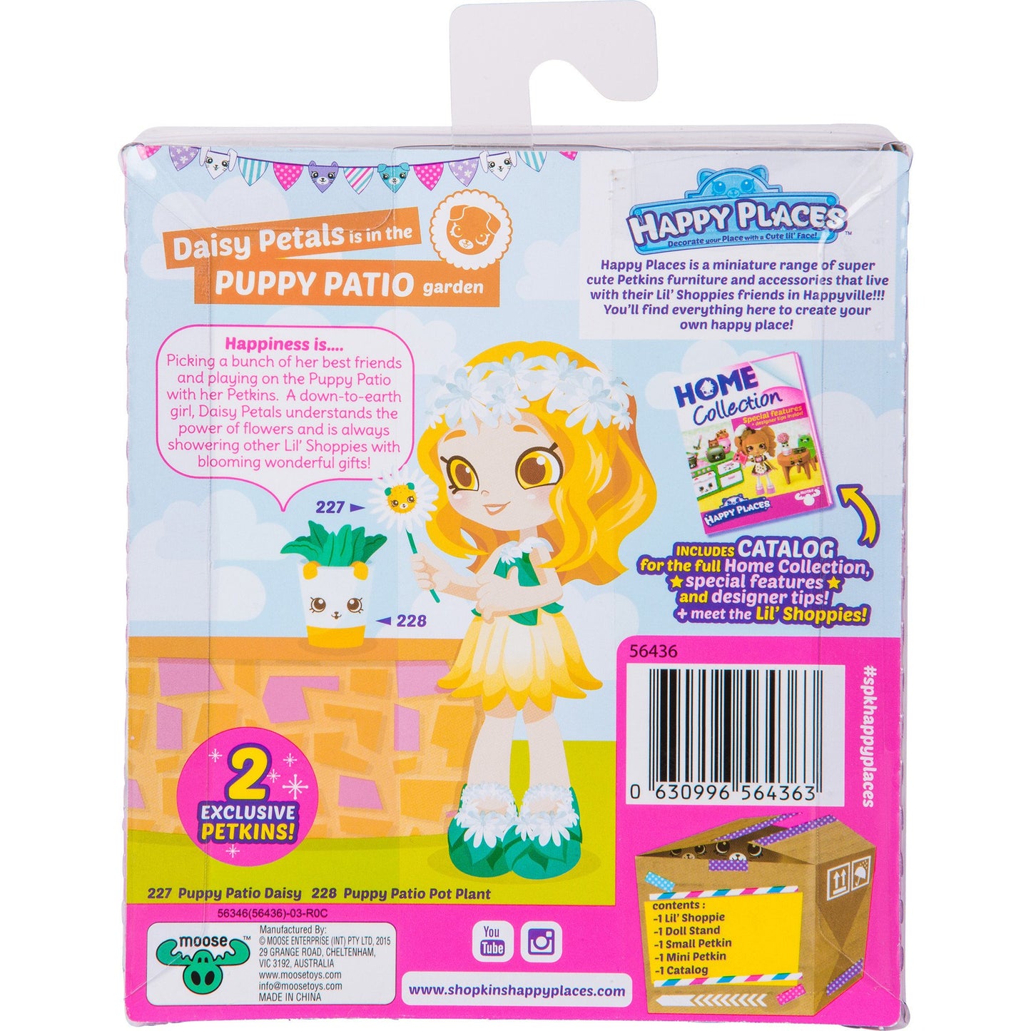 HAPPY PLACES S2 DOLL SINGLE PACK DAISY PETALS