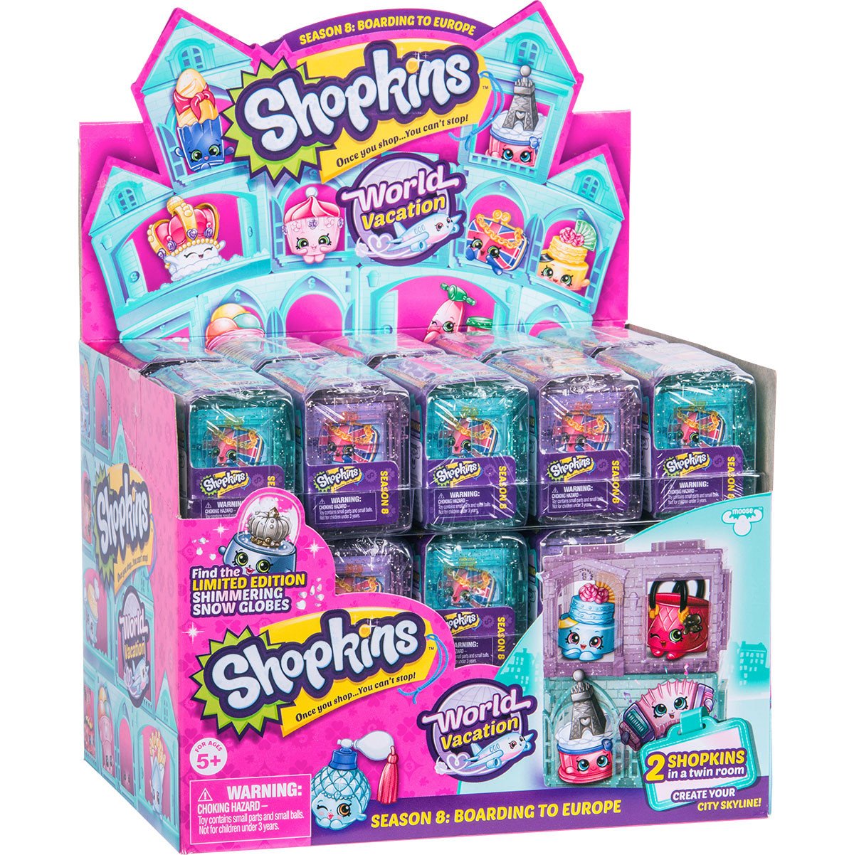 SHOPKINS S8 EUROPE W1 2PK CDU