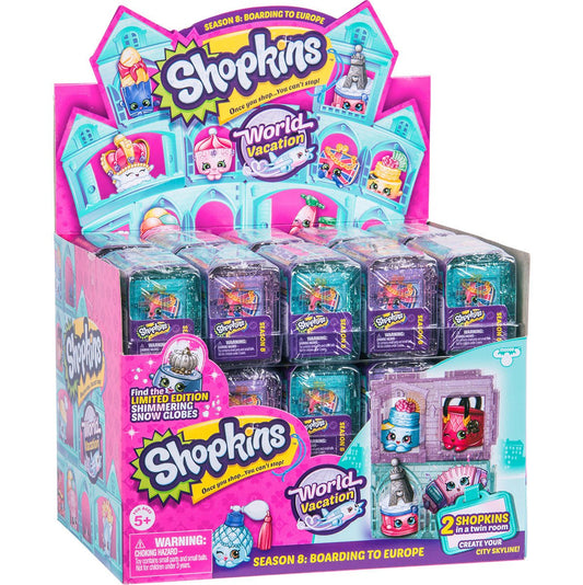 SHOPKINS S8 EUROPE W1 2PK CDU