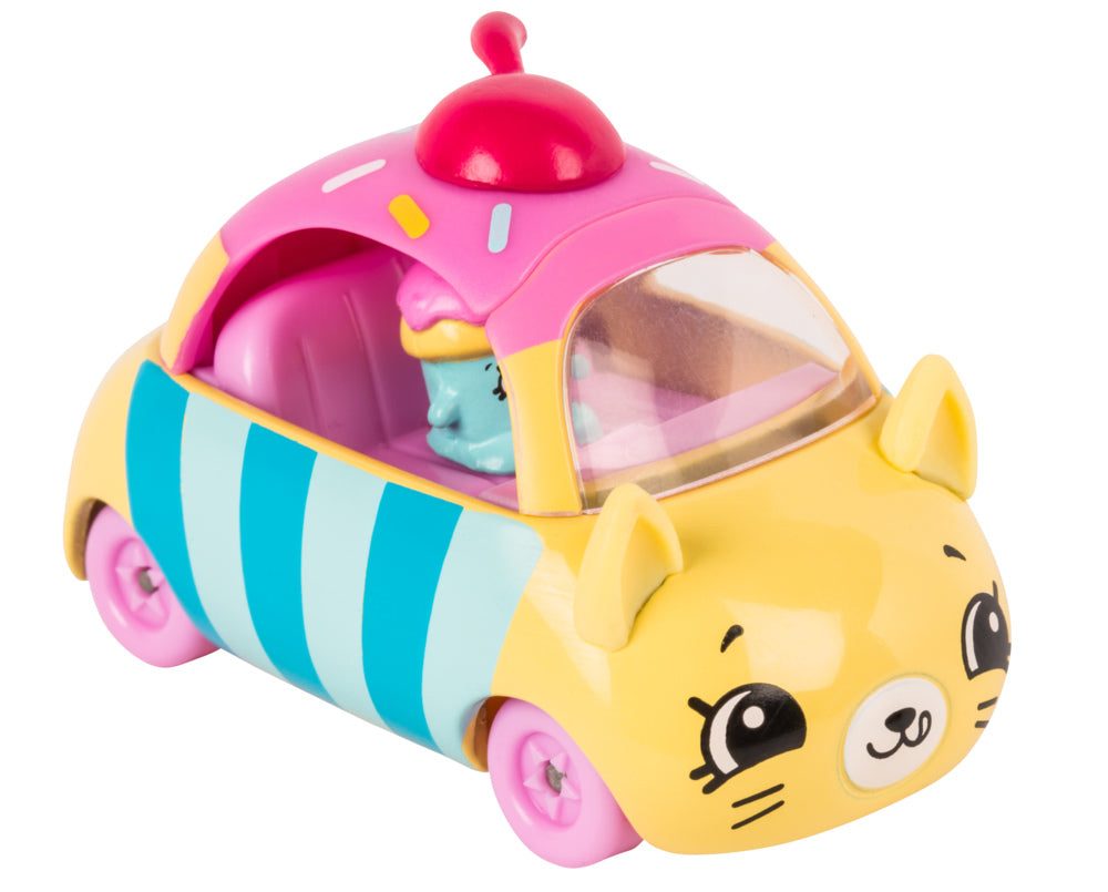 CUTIE CARS SHOPKINS S1 SINGLE PACK #01 CUPCAKE CRUISER