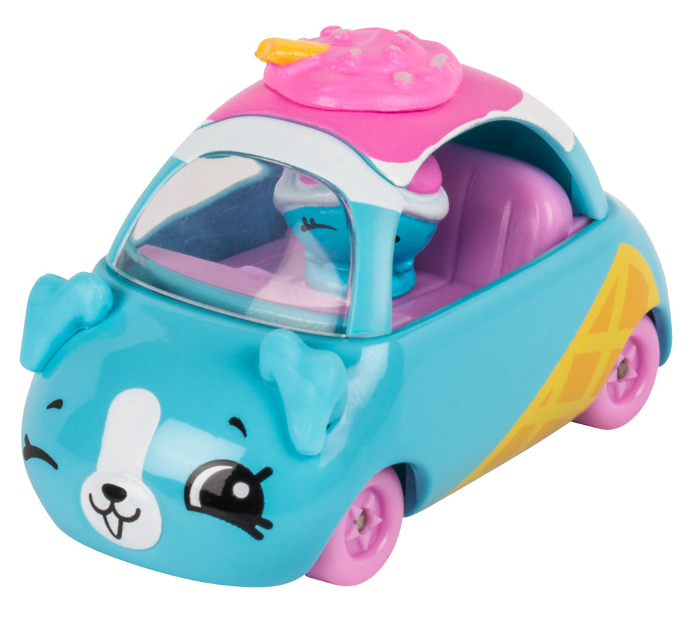 CUTIE CARS SHOPKINS S1 SINGLE PACK #06 SUNDAE SCOOTER