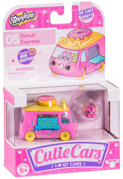 CUTIE CARS SHOPKINS S1 SINGLE PACK #05 DONUT EXPRESS