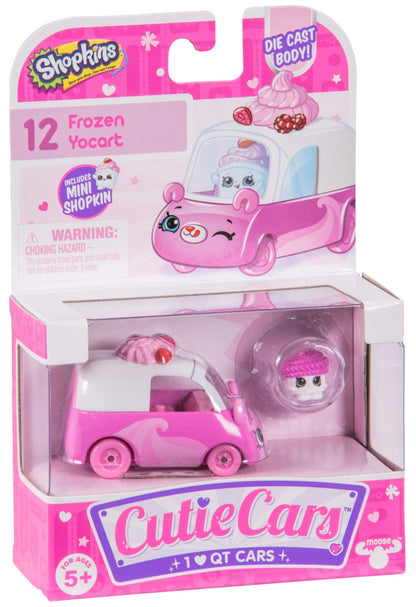 CUTIE CARS SHOPKINS S1 SINGLE PACK #12 FROZEN YOCART