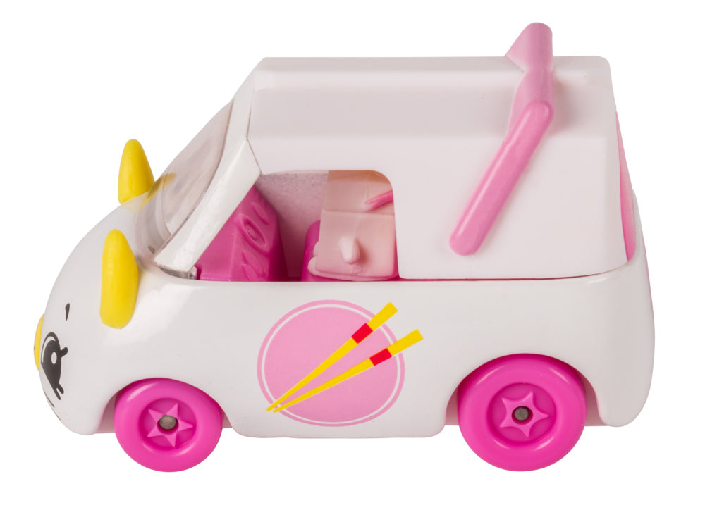 CUTIE CARS SHOPKINS S1 SINGLE PACK #17 ZOOMY NOODLES