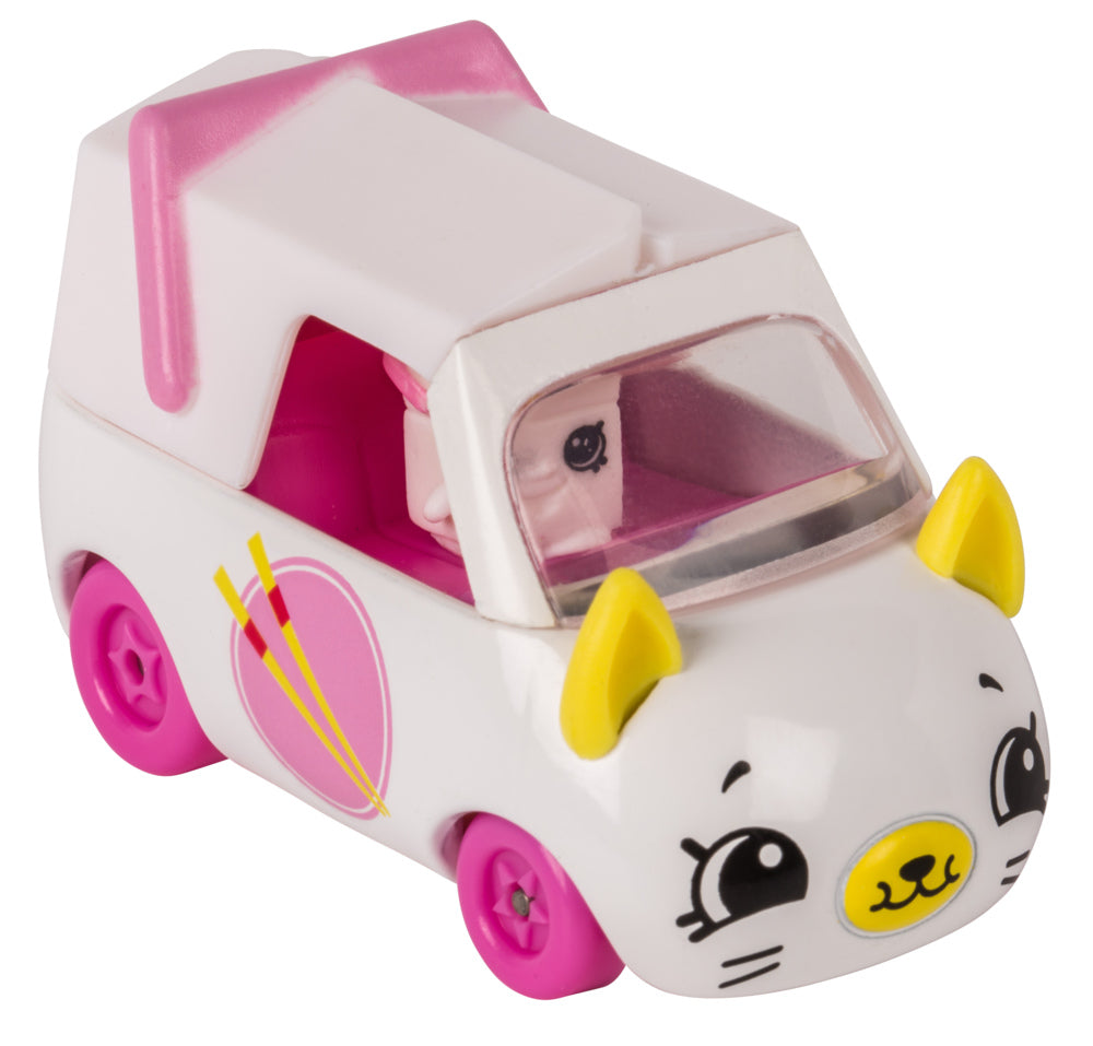 CUTIE CARS SHOPKINS S1 SINGLE PACK #17 ZOOMY NOODLES