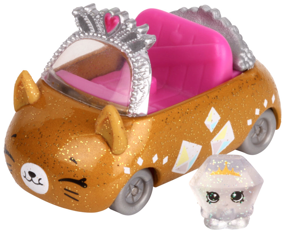 CUTIE CARS SHOPKINS S1 SINGLE PACK #37 ROYAL ROADSTER 