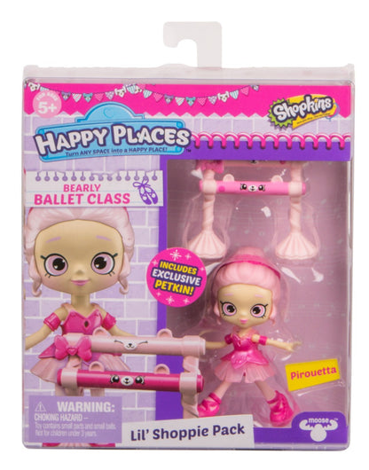 HAPPY PLACES SHOPKINS S4 W1 DOLL SINGLE PACK PIROUETTA