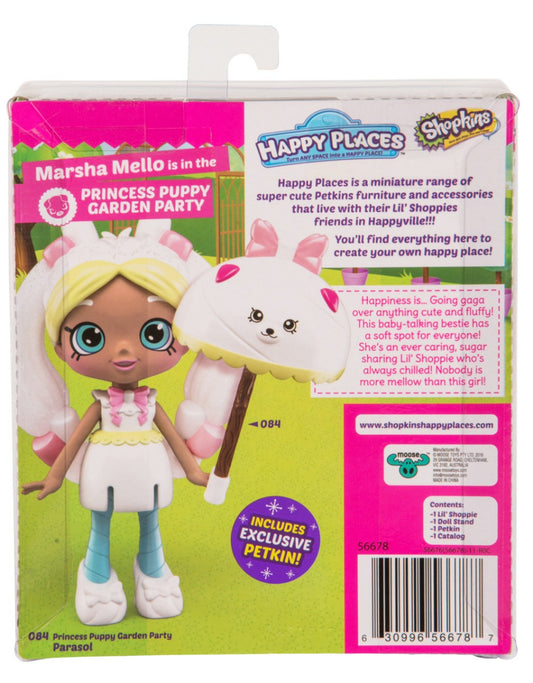 HAPPY PLACES SHOPKINS S4 W2 DOLL SINGLE PACK MARSH MELLO
