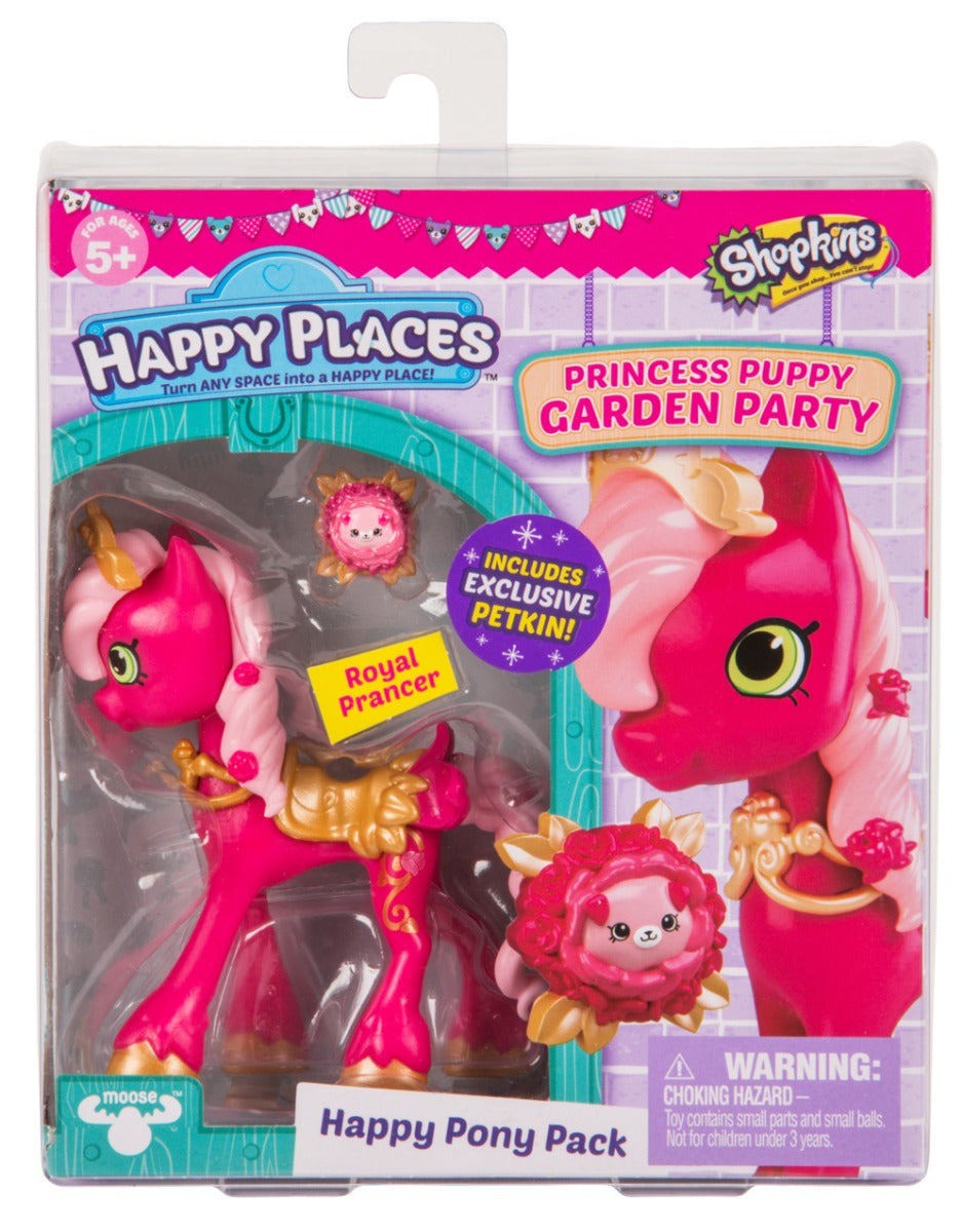 HAPPY PLACES SHOPKINS S4 W2 DOLL SINGLE PACK ROYAL PRANCER