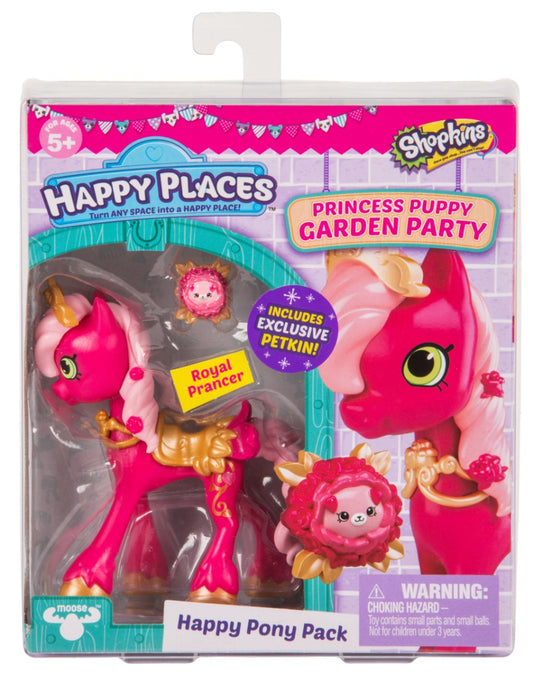 HAPPY PLACES SHOPKINS S4 W2 DOLL SINGLE PACK ROYAL PRANCER