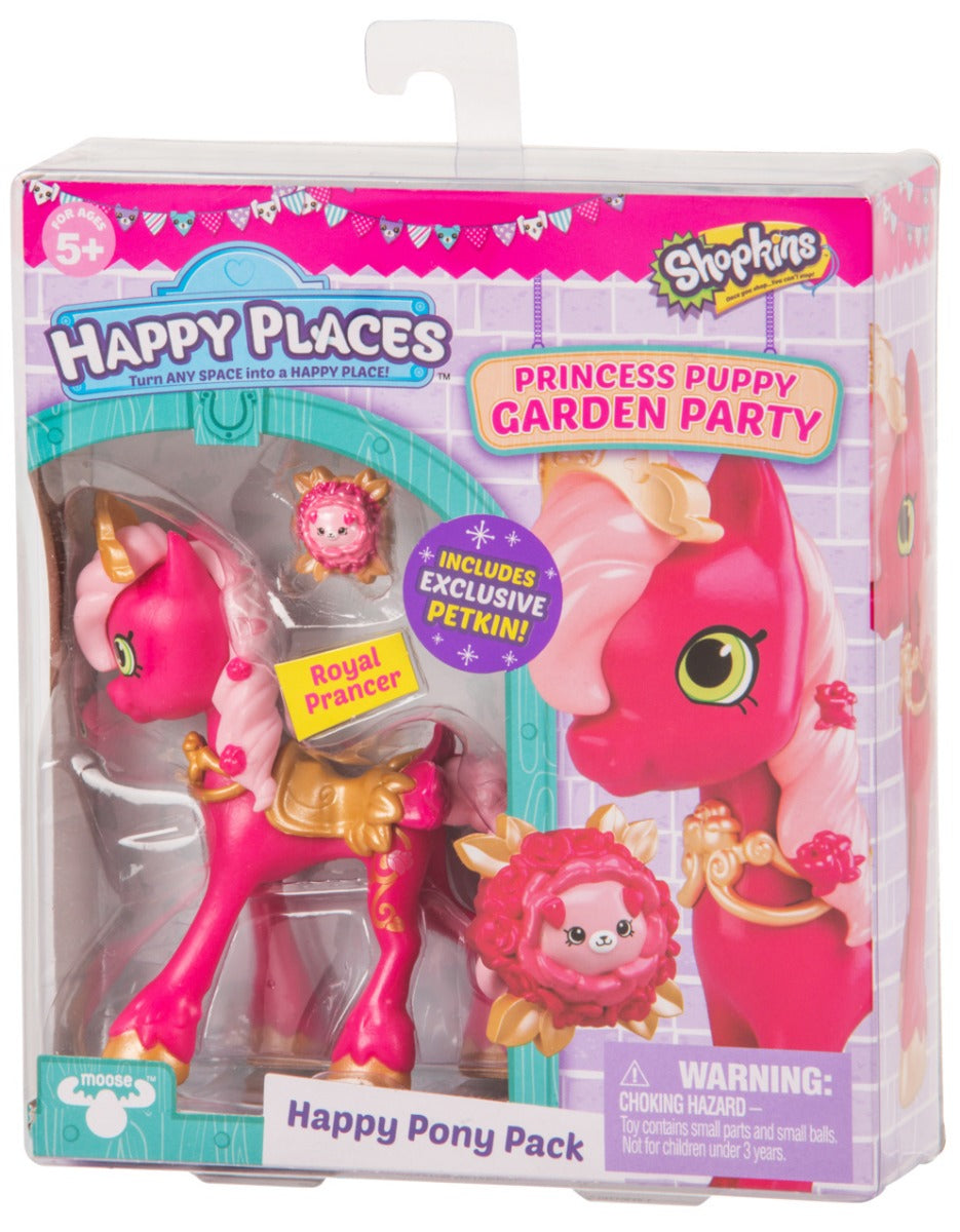 HAPPY PLACES SHOPKINS S4 W2 DOLL SINGLE PACK ROYAL PRANCER