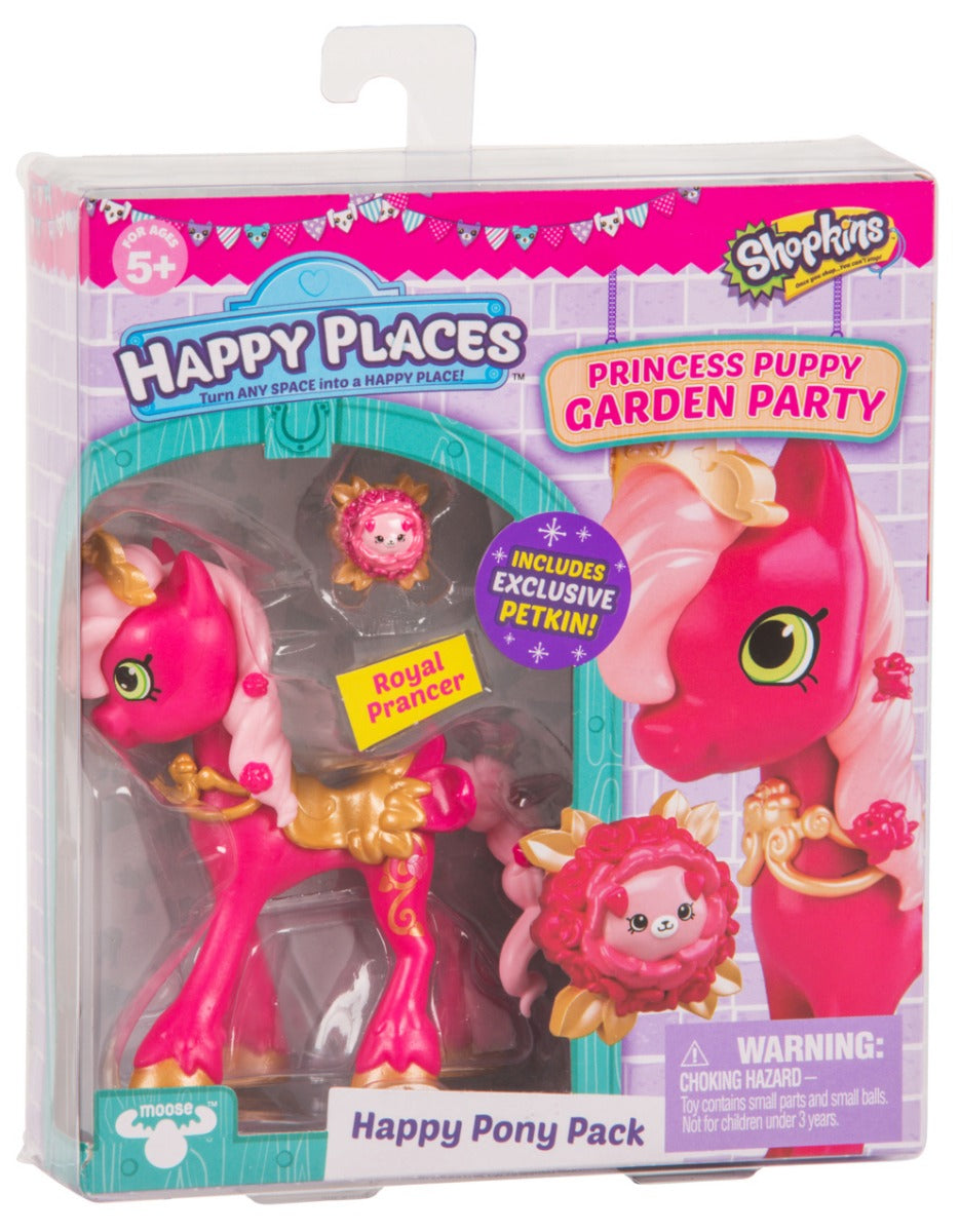 HAPPY PLACES SHOPKINS S4 W2 DOLL SINGLE PACK ROYAL PRANCER