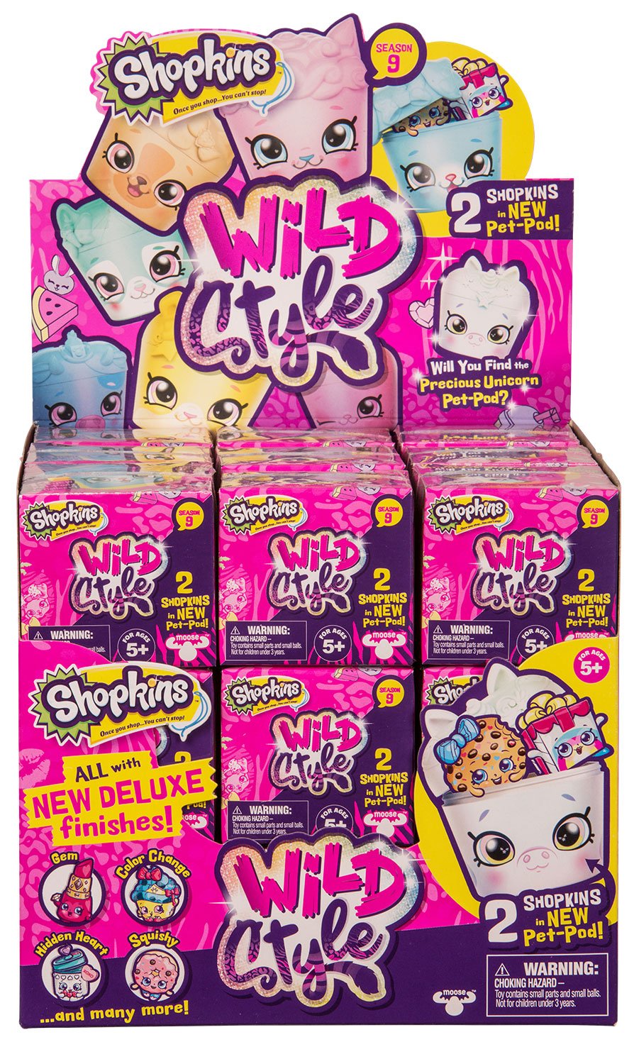 SHOPKINS S9 WILD STYLE 2 PACK CDU