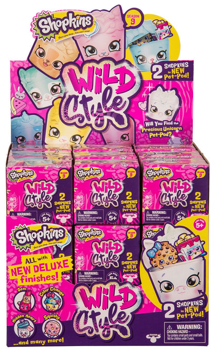 SHOPKINS S9 WILD STYLE 2 PACK CDU