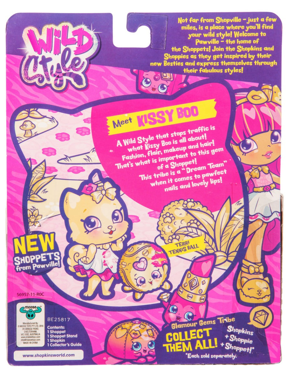 SHOPKINS SHOPPETS S9 W1 SINGLE PACK KISSY BOO