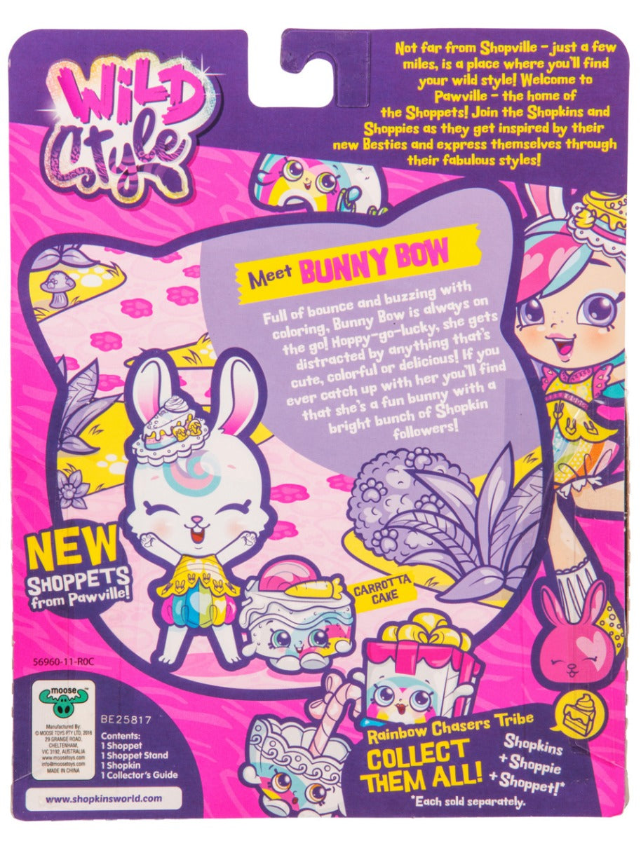 SHOPKINS SHOPPETS S9 W1 SINGLE PACK BUNNY BOW