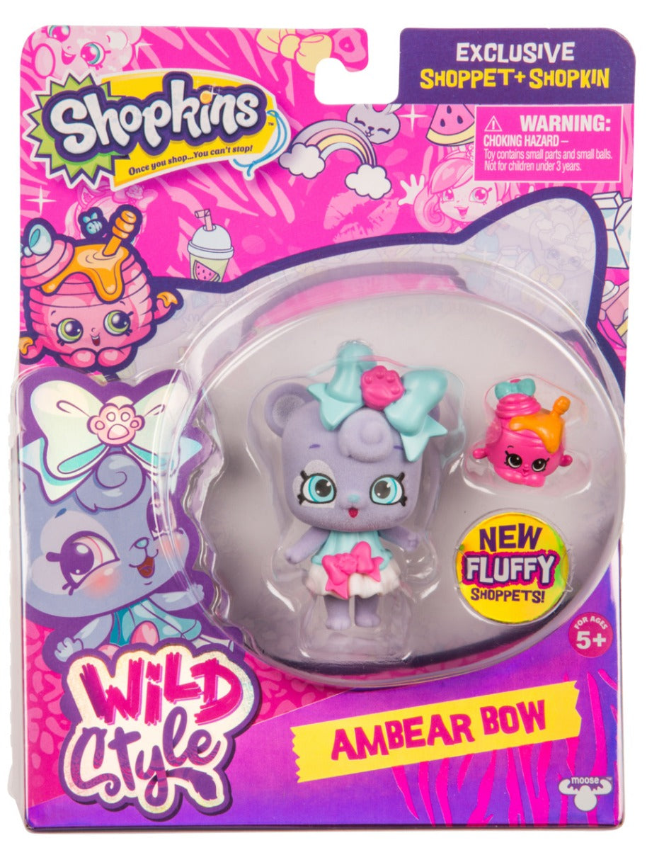 SHOPKINS SHOPPETS S9 W1 SINGLE PACK AMBEAR BOW