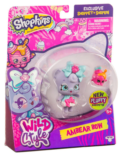 SHOPKINS SHOPPETS S9 W1 SINGLE PACK AMBEAR BOW