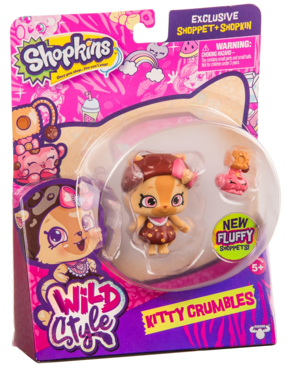 SHOPKINS SHOPPETS S9 W1 SINGLE PACK KITTY CUMBLES