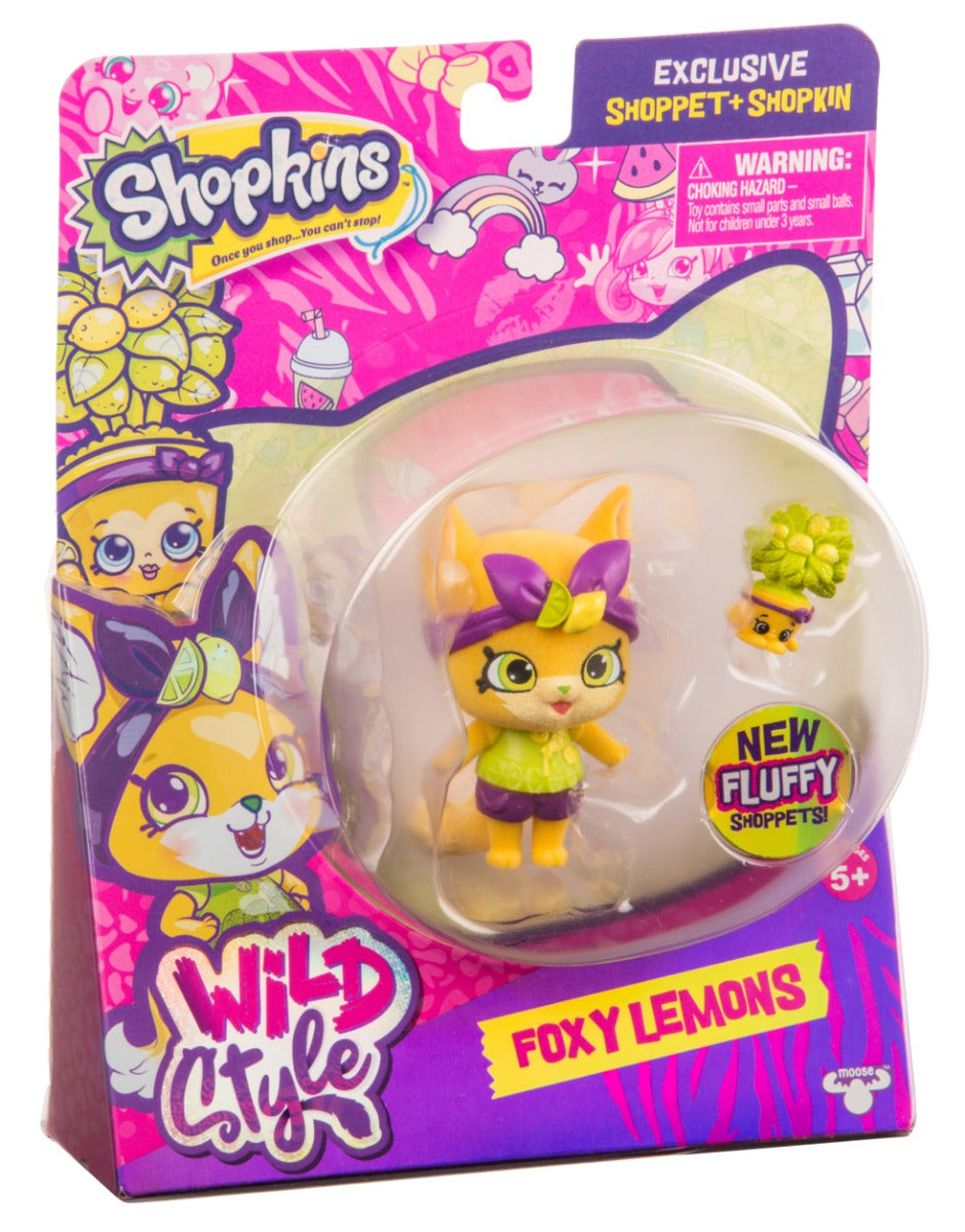 SHOPKINS SHOPPETS S9 W1 SINGLE PACK FOXY LEMONS