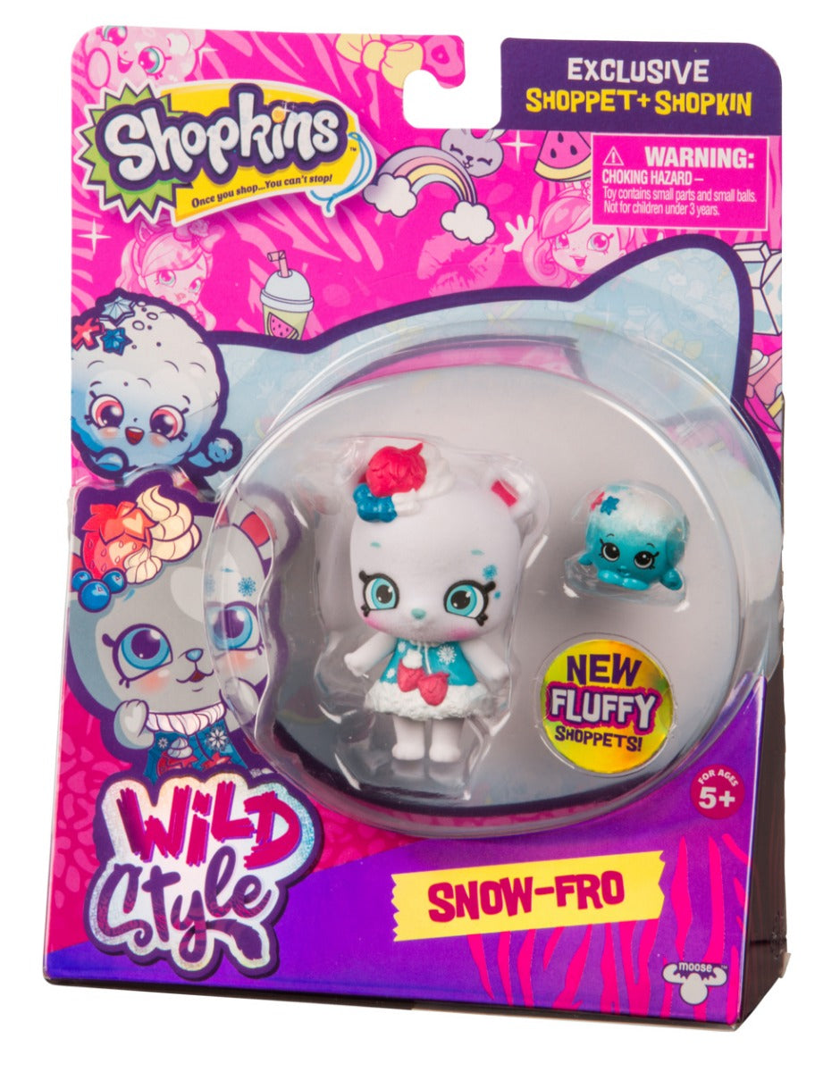 SHOPKINS SHOPPETS S9 W1 SINGLE PACK SNOW-FRO
