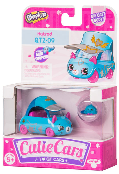 CUTIE CARS SHOPKINS S2 W1 SINGLE PACK QT2-09 HATROD