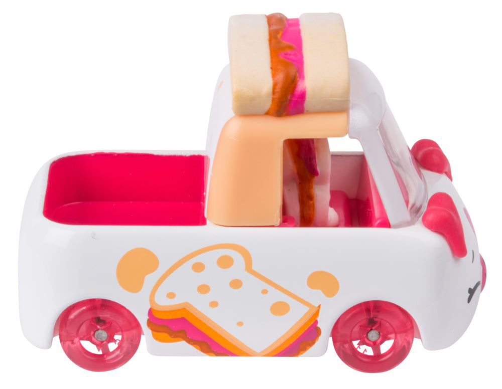 CUTIE CARS SHOPKINS S2 W1 SINGLE PACK QT2-18 PEANUT BUTTER PICKUP