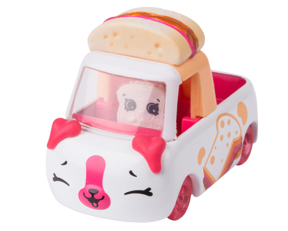 CUTIE CARS SHOPKINS S2 W1 SINGLE PACK QT2-18 PEANUT BUTTER PICKUP