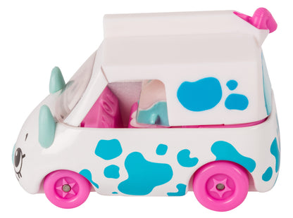 CUTIE CARS SHOPKINS S1 W2 SINGLE PACK #19 MILK MOOVER