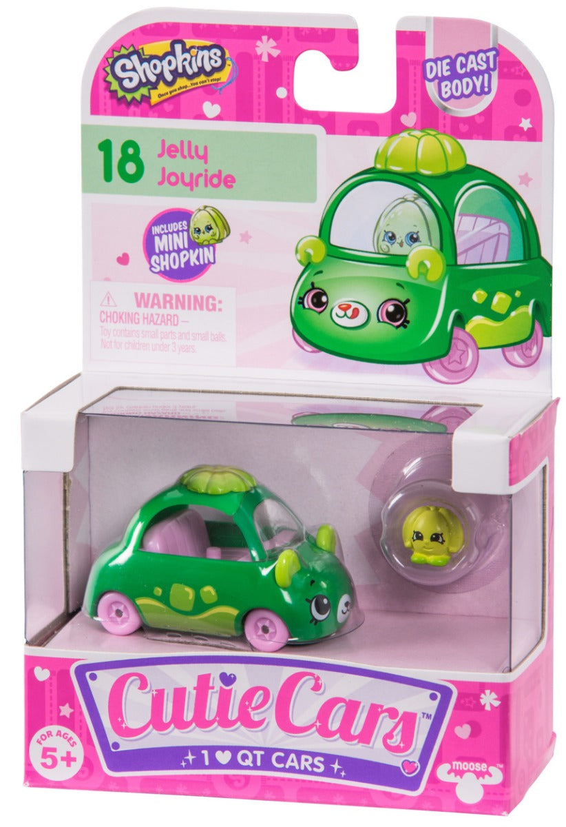 CUTIE CARS SHOPKINS S1 W2 SINGLE PACK #18 JELLY JOYRIDE