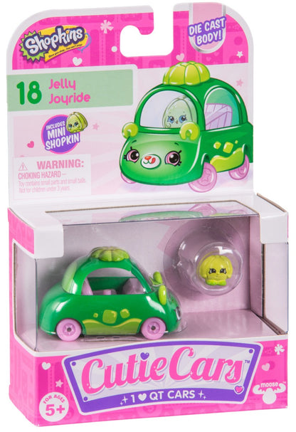 CUTIE CARS SHOPKINS S1 W2 SINGLE PACK #18 JELLY JOYRIDE