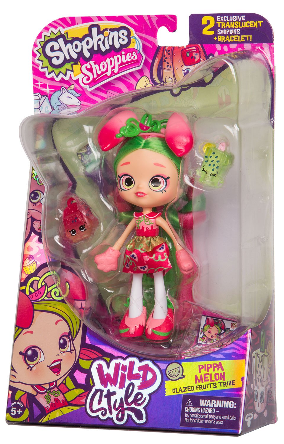 SHOPKINS SHOPPIES S9 WILD STYLE SINGLE PACK W2 PIPPA MELON
