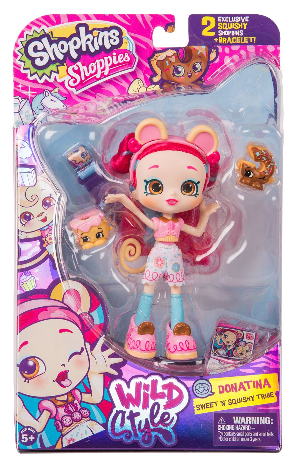 SHOPKINS SHOPPIES S9 WILD STYLE SINGLE PACK W2 DONATINA
