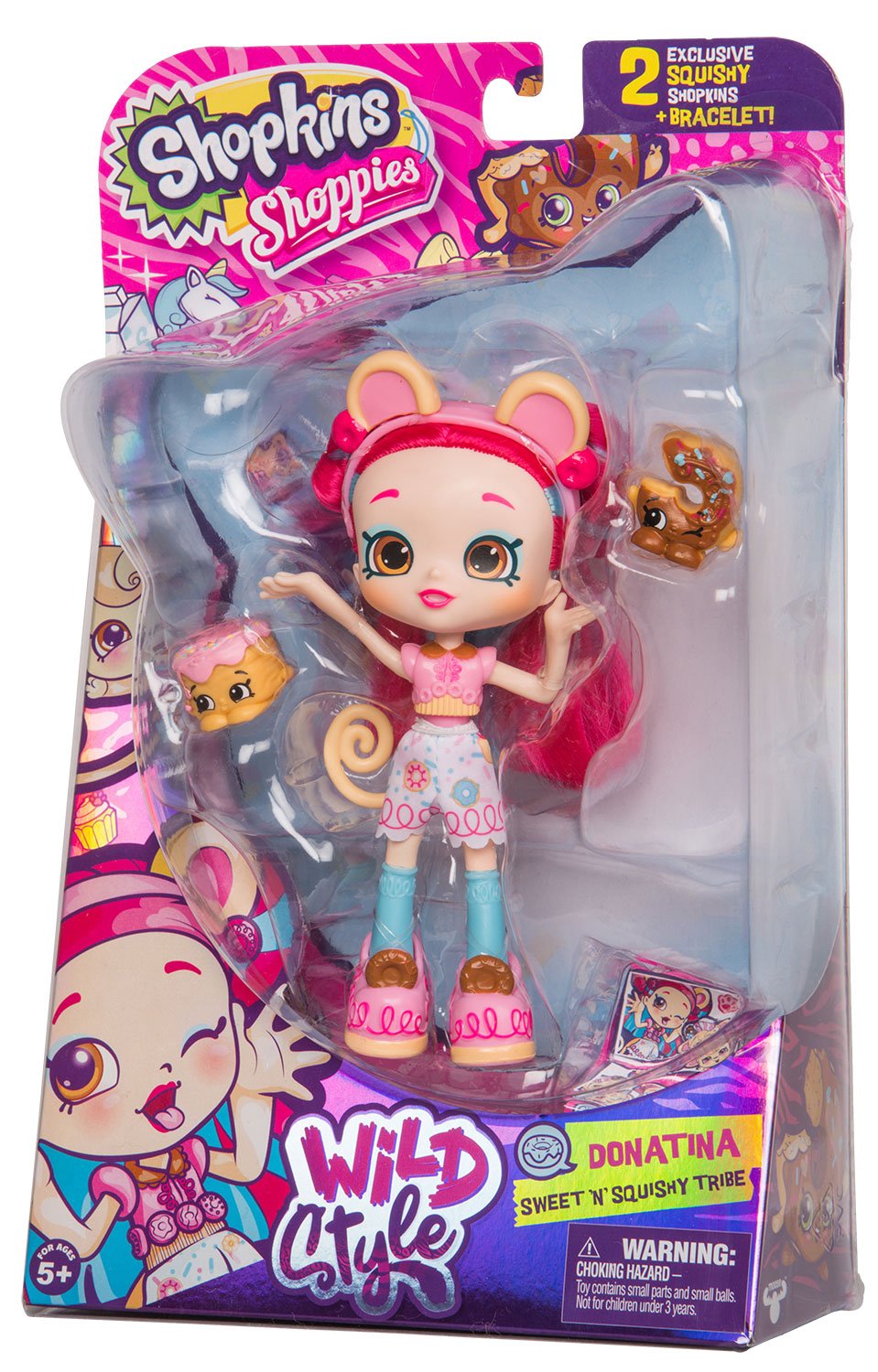 SHOPKINS SHOPPIES S9 WILD STYLE SINGLE PACK W2 DONATINA