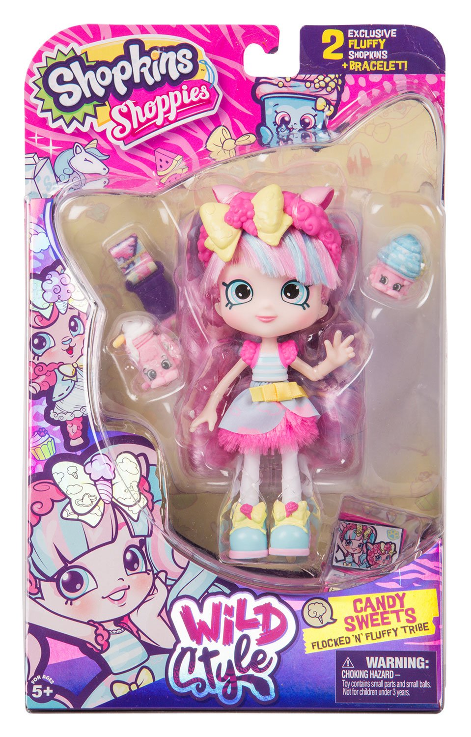 SHOPKINS SHOPPIES S9 WILD STYLE SINGLE PACK W2 CANDY SWEETS