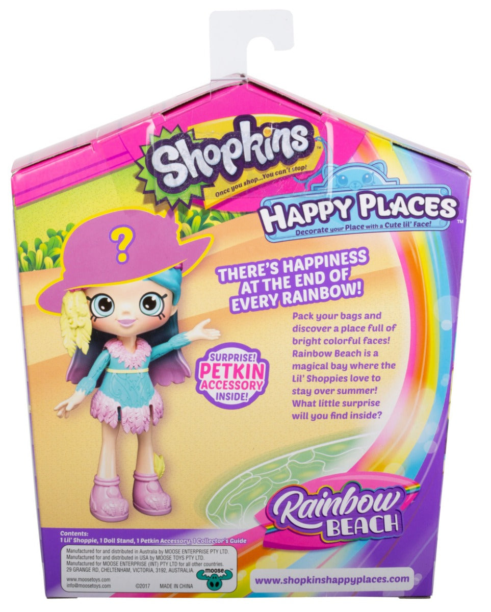 HAPPY PLACES SHOPKINS S5 W1 DOLL SINGLE PACK FAITH FEATHERS