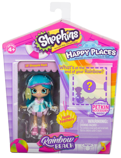 HAPPY PLACES SHOPKINS S5 W1 DOLL SINGLE PACK FAITH FEATHERS