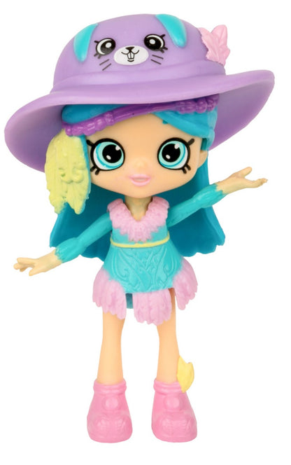 HAPPY PLACES SHOPKINS S5 W1 DOLL SINGLE PACK FAITH FEATHERS