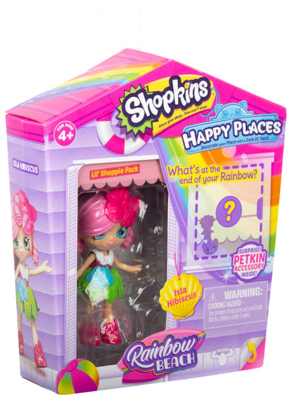HAPPY PLACES SHOPKINS S5 W1 DOLL SINGLE PACK ISLA HIBISCUS