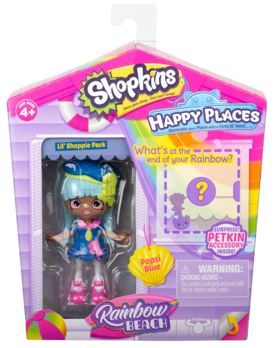 HAPPY PLACES SHOPKINS S5 W1 DOLL SINGLE PACK POPSI BLUE