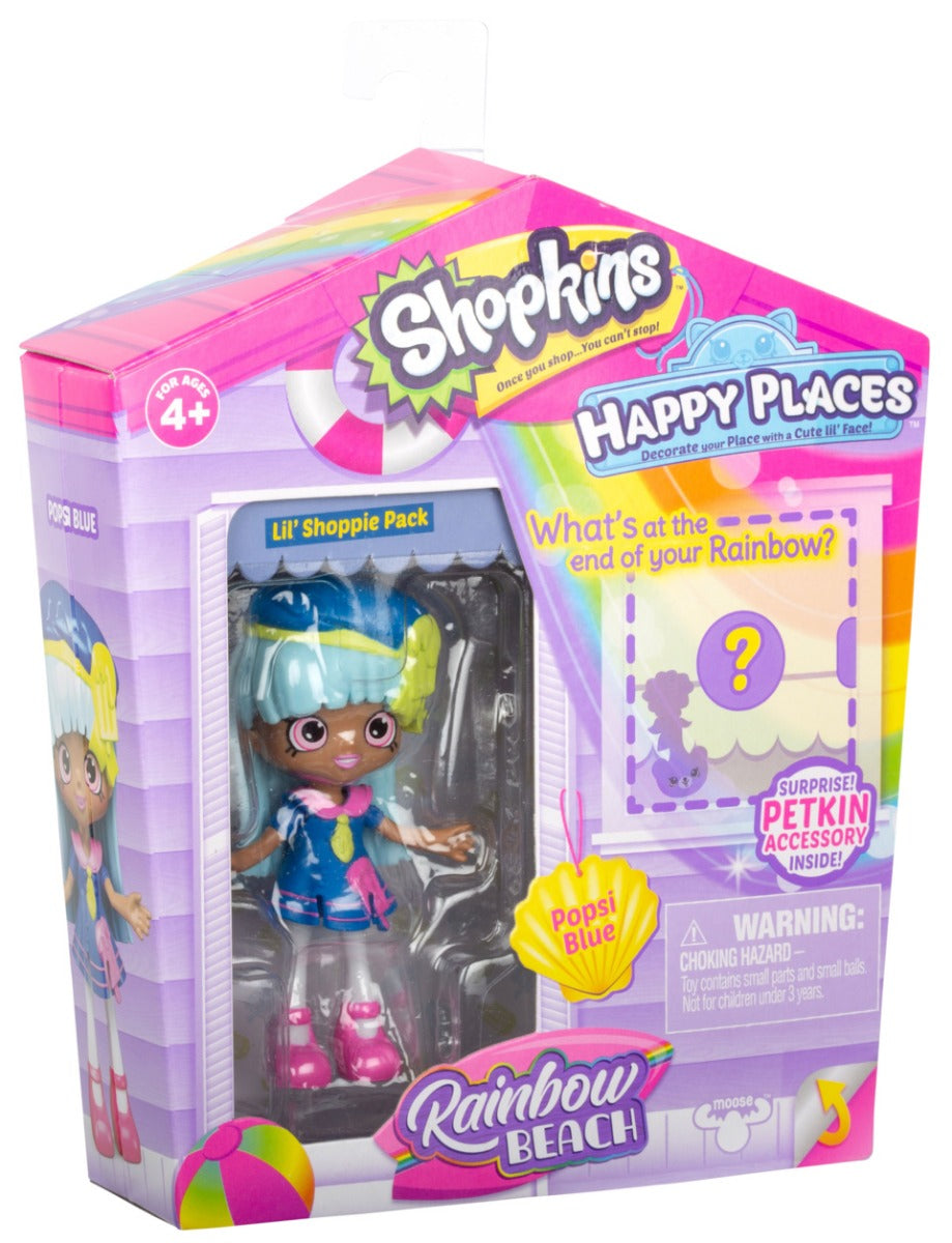 HAPPY PLACES SHOPKINS S5 W1 DOLL SINGLE PACK POPSI BLUE