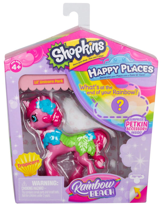 HAPPY PLACES SHOPKINS S5 W1 DOLL SINGLE PACK TROPICORN