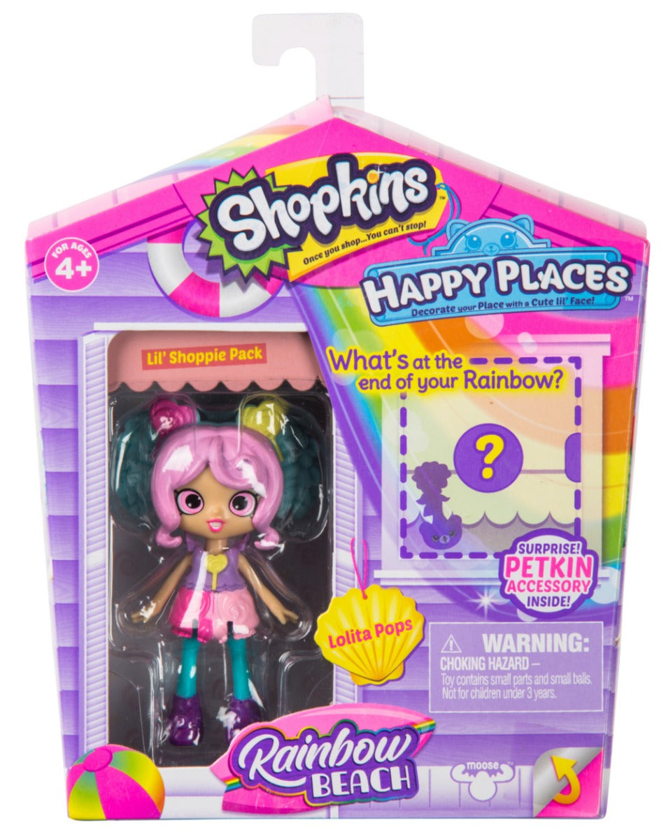 HAPPY PLACES SHOPKINS S5 W2 DOLL SINGLE PACK LOLITA POPS