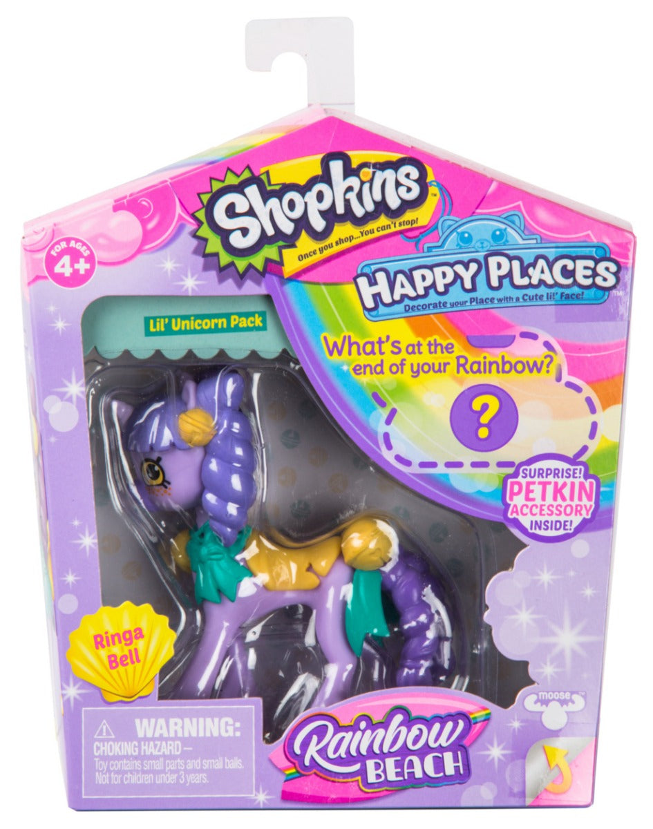 HAPPY PLACES SHOPKINS S5 W2 DOLL SINGLE PACK RINGA BELL