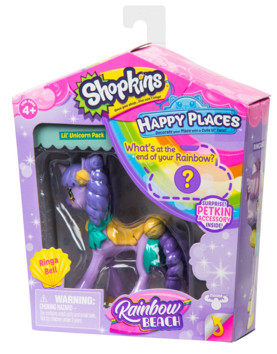 HAPPY PLACES SHOPKINS S5 W2 DOLL SINGLE PACK RINGA BELL